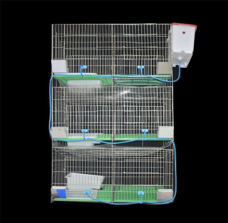 家用三层6位兔笼子母笼母兔繁殖笼兔子养殖笼大号兔舍内置产箱
