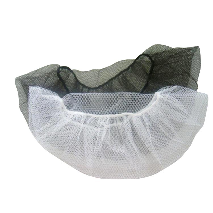 一次性尼龙网眼帽透气发网帽无纺布帽防护防尘车间防掉发工作帽