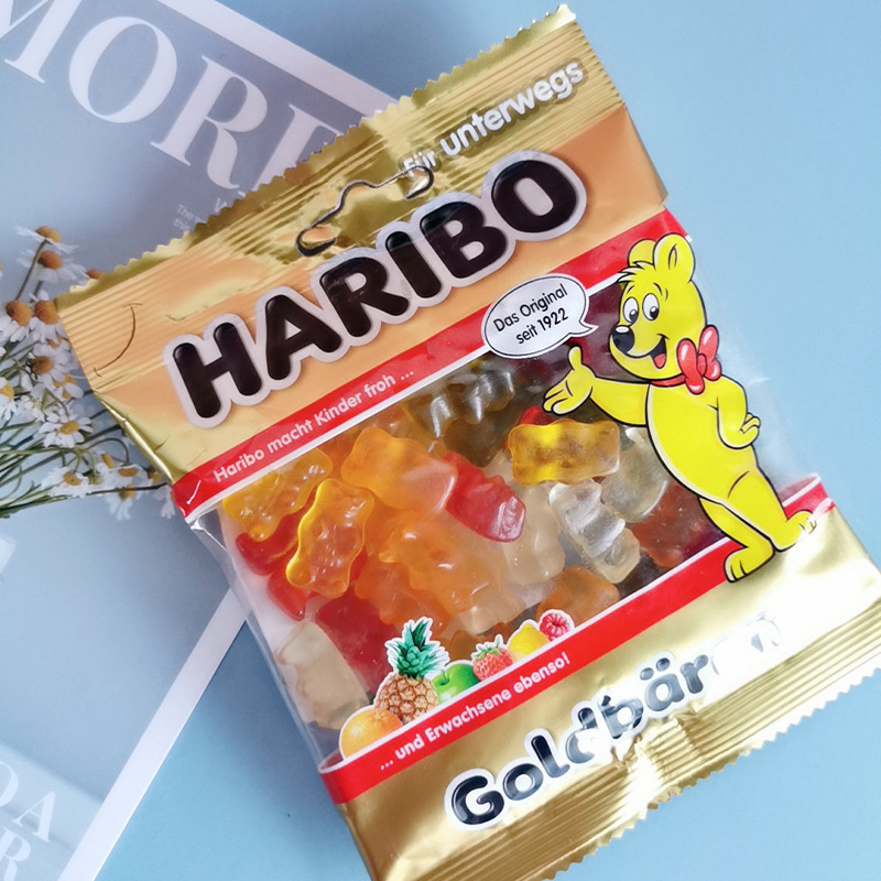 德国进口haribo哈瑞宝金熊软糖qq糖橡皮糖混合糖果果汁糖小熊糖10
