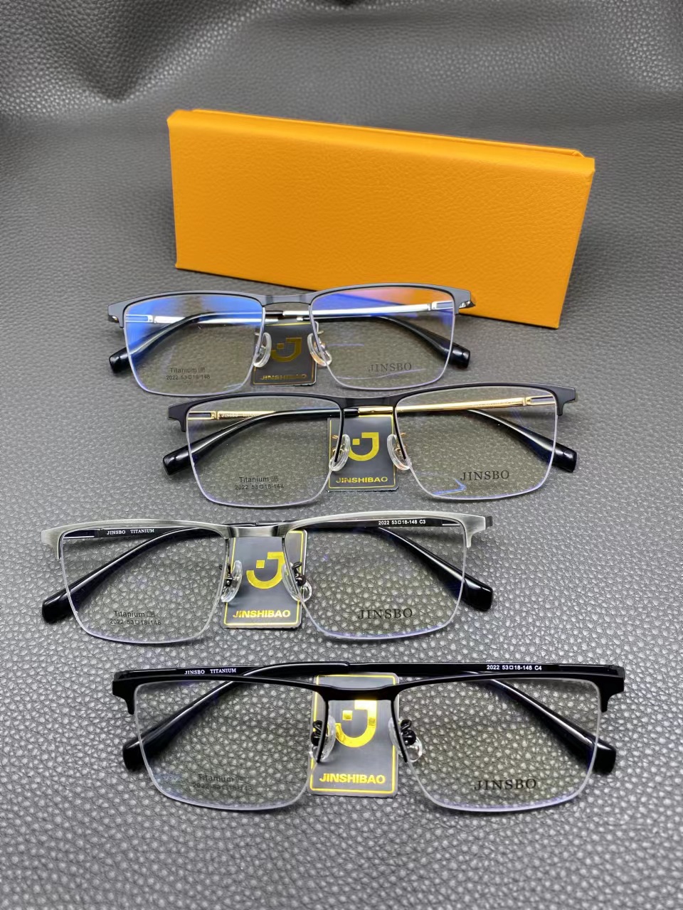 高品质经典男士休闲商务半框 超轻纯钛ip电镀镜架 批发2022-阿里巴巴