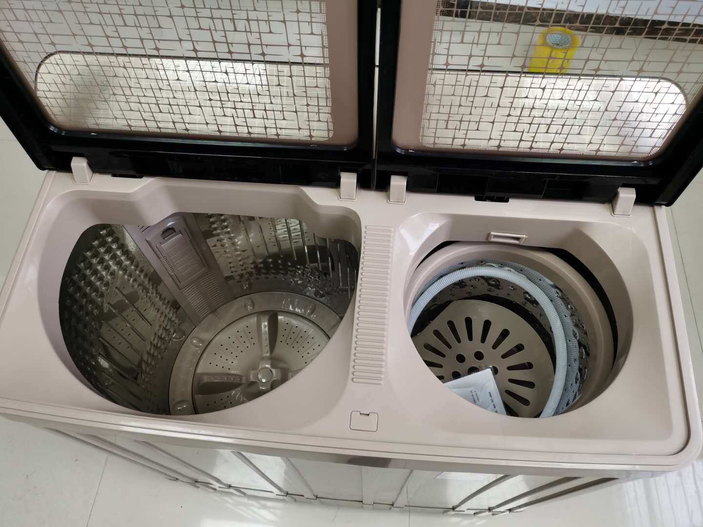 家用双缸双桶洗衣机15公斤超大容量不锈钢洗涤内桶不锈钢脱水内桶