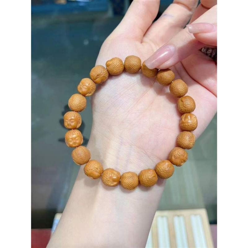 新品猴头宝宝佛单圈手链文玩时尚饰品佛珠手串小红书同款t1140