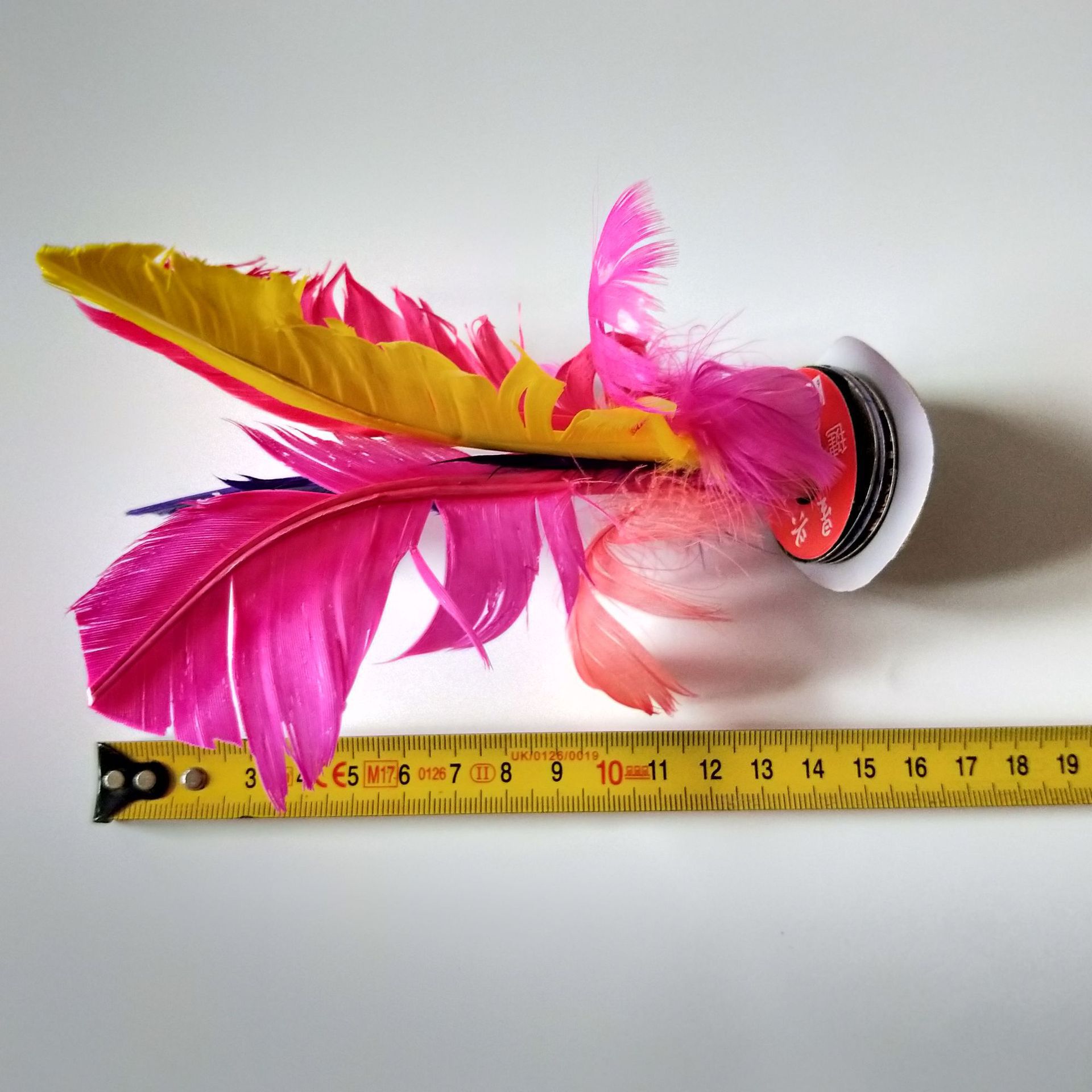 彩色羽毛毽子儿童健身玩具鸡毛毽子【一元2元店货源批发】