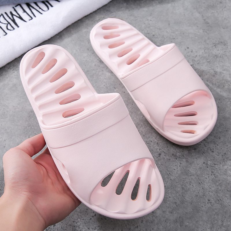 Quick-Drying Leaking Slippers Women's Summer Home Bathroom Bath Non-Slip Hotel Household Indoor Soft Bottom Sandals Wholesale