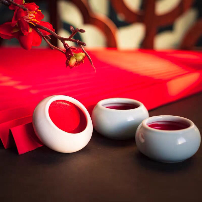 古法胭脂口脂风鲜花胭脂植物滋润胭脂口红自制防水常规单品可用