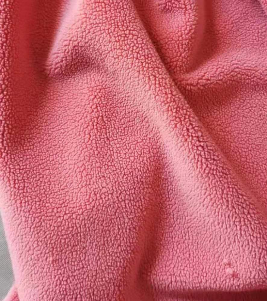 针织单面奥粒绒颗粒绒经编摇粒绒仿超摇粒绒绒布卫衣外套短毛绒布