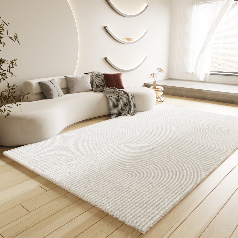 Modern Minimalist Living Room Carpet Floor Mat Light Luxury Advanced Bay Window Table Carpet Bedroom Full Cover Home Non-Slip