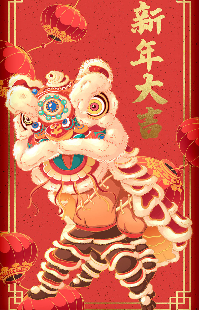 2022新款虎年福字门贴新年植绒福字立体居家装饰福字春节用品批发