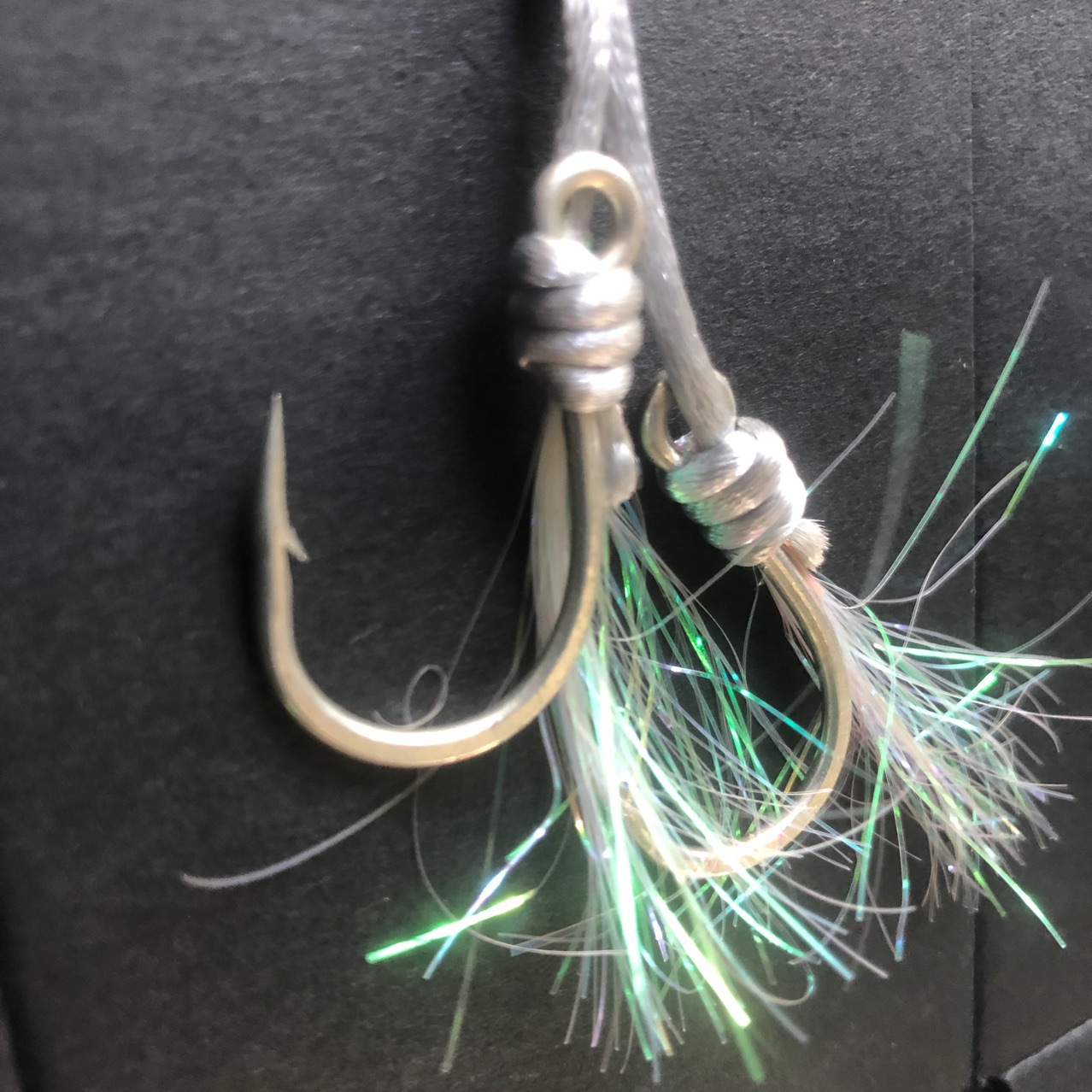 铁板双钩路亚钩具海钓钩 慢摇钩 船钓铁板钩巨物大号带鱼钩