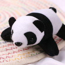 网红卡通熊猫胸针毛绒趴趴熊猫公仔衣服装饰玩具书包挂件厂家批发