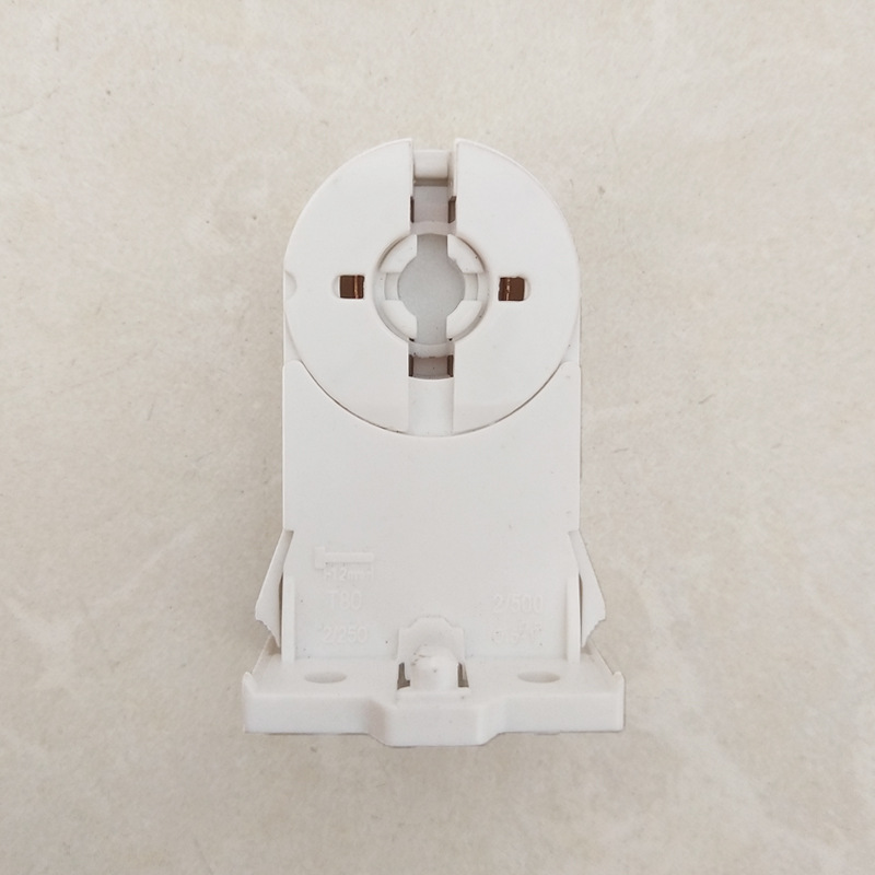 t8灯座led日光灯灯脚老化灯座g13灯座荧光灯支架灯座螺丝固定灯座