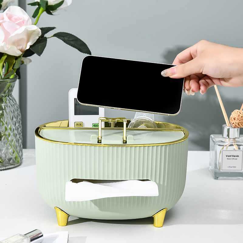 paper extraction box household desk living room coffee table restaurant light luxury multi-functional napkin box