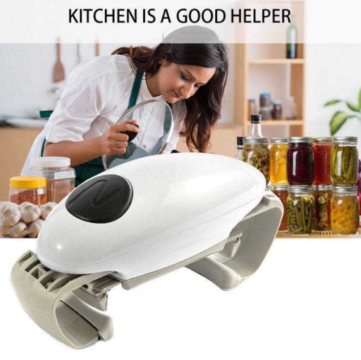 Function Electric Binaural Can Openers Bottle Opener Knife-Free Bottle Opener One Touch Jar Opener Cross-Border