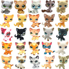 LPS CAT Rare Littlest pet shop Toys Mini Stands Short Hair K