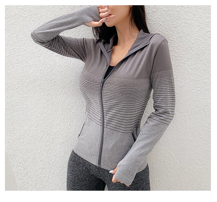 Sports Yoga Jacket Women Hooded Zipper Fitness Clothes Training Gym Long Sleeve Tops Thin Running Outerwear Autumn Winter Sports Yoga Jacket Women Hooded Zipper Fitness Clothes Training Gym Long Sleeve Tops Thin Running Outerwear Autumn Winter