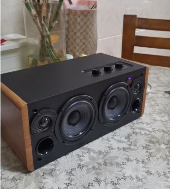 edifier/漫步者 d12蓝牙音箱低音炮音响家用便携式桌面台式立体声