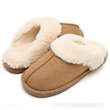 雪地靴半拖冬季新款舒适家居鞋情侣口居家鞋毛毛室内冬季棉鞋