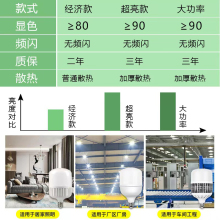 149CLED灯泡家用照明E27螺口节能灯超亮电灯大功率螺纹口吸顶灯芯