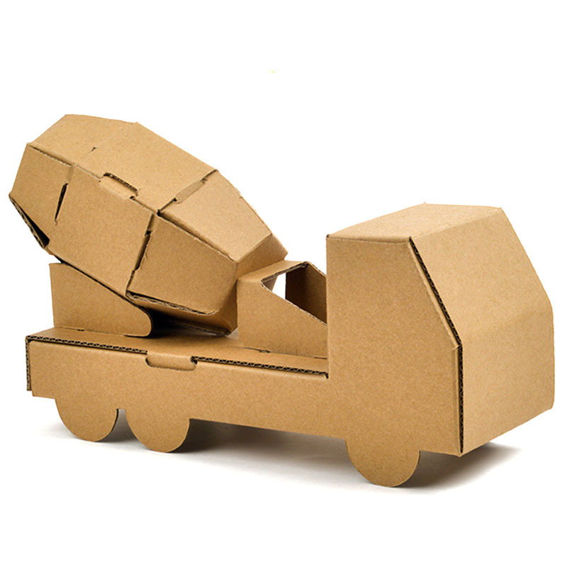 手工坦克儿童diy材料玩具幼儿园纸板飞机小汽车纸箱制作纸盒恐龙