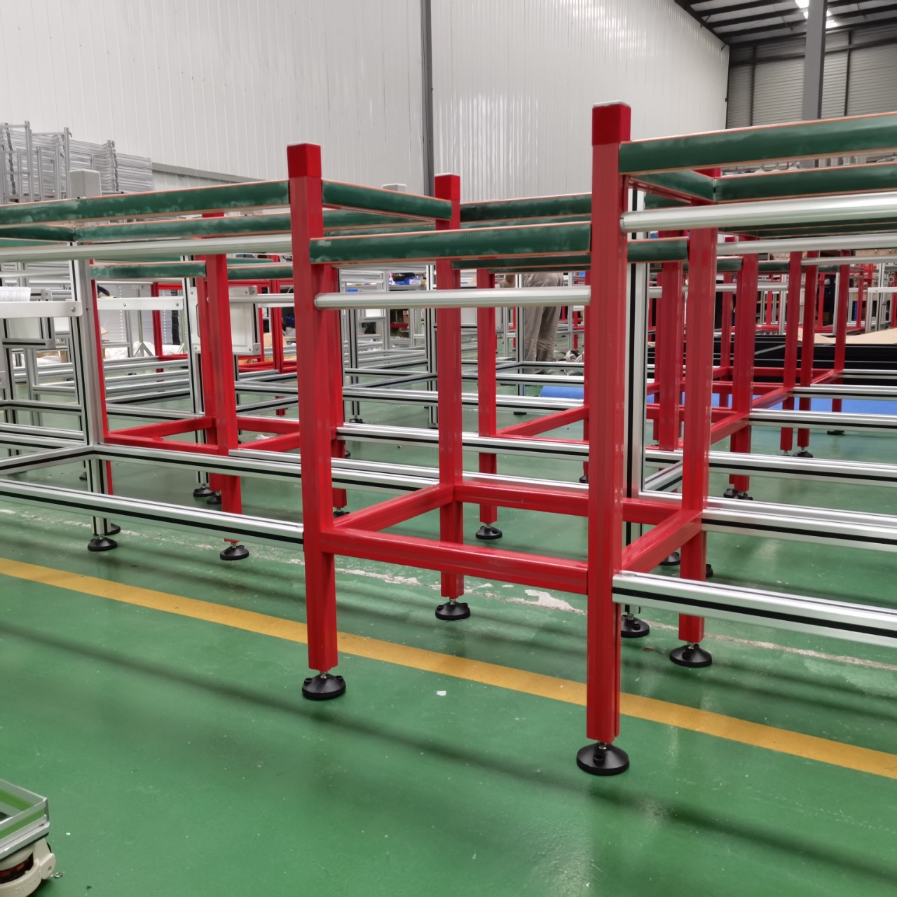 成都龙泉驿汽车工业铝型材 汽车内饰密压条工装架 线束设备产线