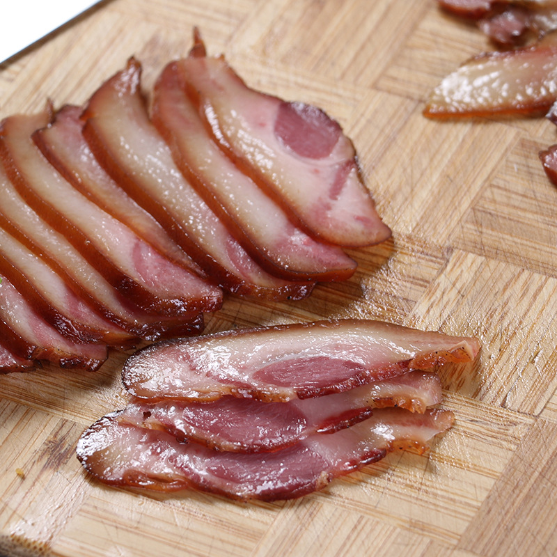 四川特产农家自制烟熏猪拱嘴腊猪嘴猪冲嘴腊猪头肉腊猪脸半斤1斤