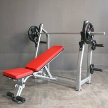 平板卧推架多功能杠铃床健身杠铃架健身房健身器材家用