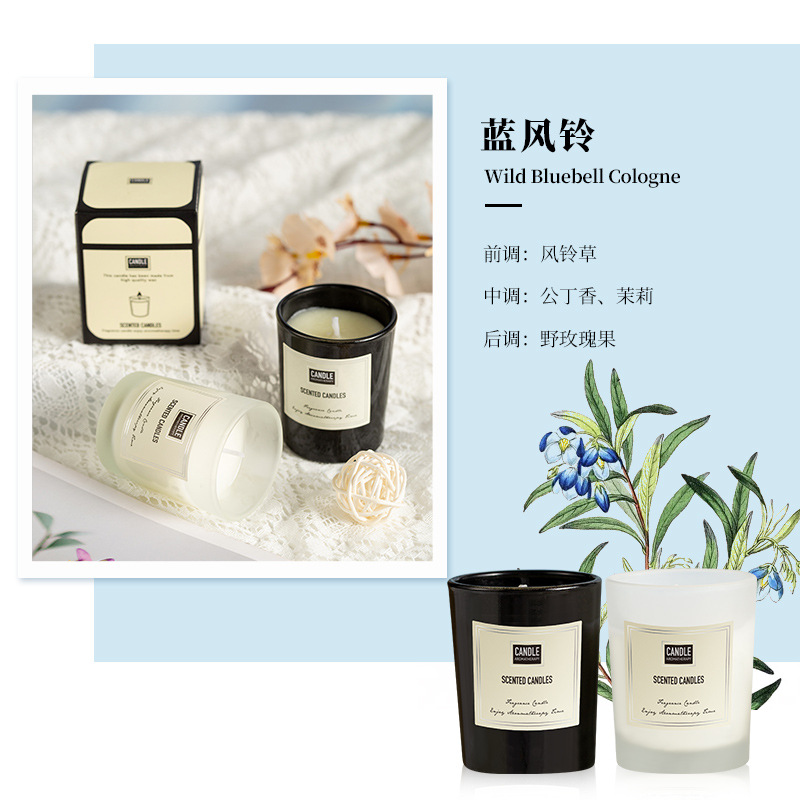Cross-Border Amazon Custom Aromatherapy Candle Diy Cup Smoke-Free Soy Wax Romantic Gift Fragrance Lighting Candle