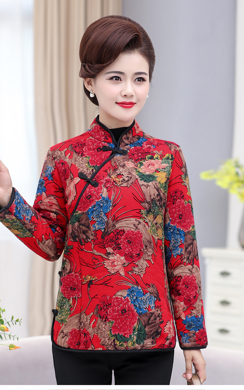 中国风民国复古旗袍外套盘扣上衣(货号 zq4712)