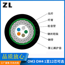 供应室内外多模万兆光缆 多芯OM3OM4光缆批发 室外电线通讯光缆