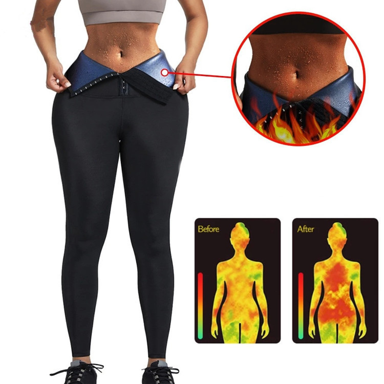 Amazon Yoga Clothes Women's High Waist Sports and Fitness Shorts European and American Breasted Belly Contracting Sweat Pants Corset Waist Yoga Pants