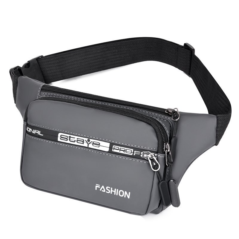 新款男包潮流男士单肩包韩版休闲斜跨包防泼水牛津布腰包简约便捷