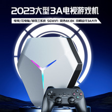 PSP战神游戏机连电视2023新款大型3D家用游戏机顶盒怀旧双人游戏