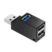 直插便携式多口 HUB分线器usb3.0高速集线器3口扩展迷你1拖集线