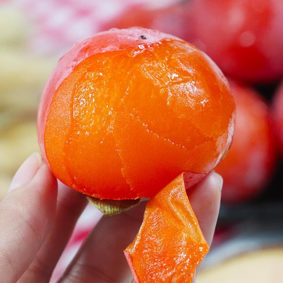 火葫芦软柿子火晶柿子甜蜜整箱口流心蜜柿新鲜火晶柿子