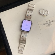 多巴胺手镯表带适用ApplewatchS9S8表带iwatch7苹果手表se/6543女