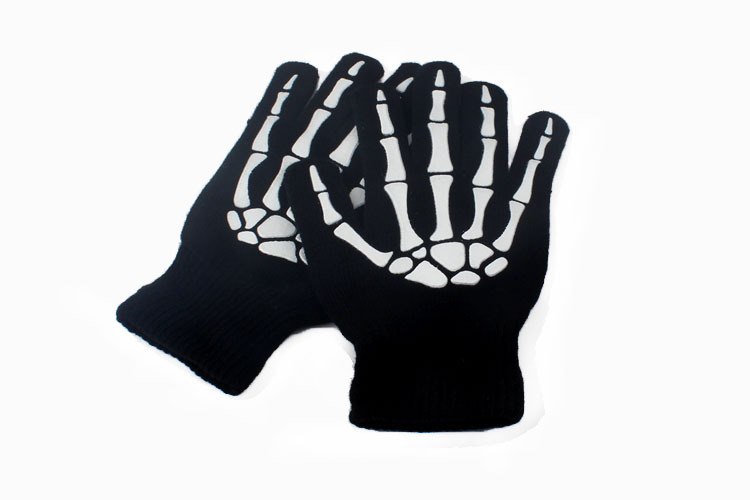 跨境万圣节鬼爪手套骷髅手爪手套 聚会魔术手套 装饰装扮鬼节手套