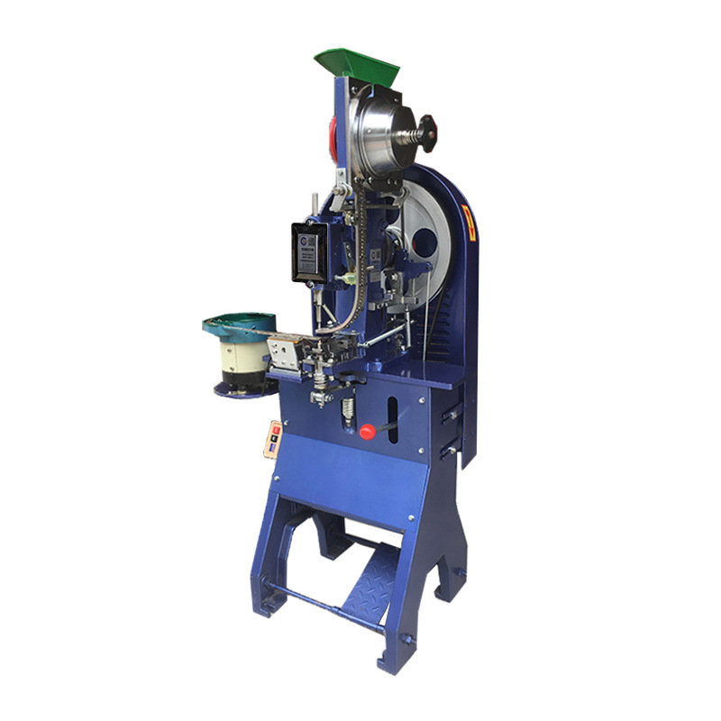 全自动钻面鸡眼扣机器 带钻气眼机 震动盘送料 匠心品质 稳定省心