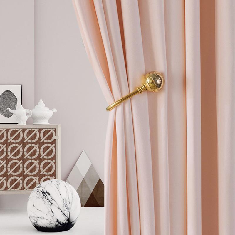 窗帘 轻奢卧室少女遮光隔热防晒遮阳简约薄款独立站一件批发跨境