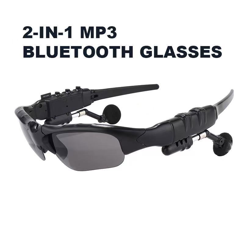 5.0 Plug-in Card Glasses Wireless Smart Bluetooth Glasses Headset Sports Music Polarized Sunglasses Sunglasses