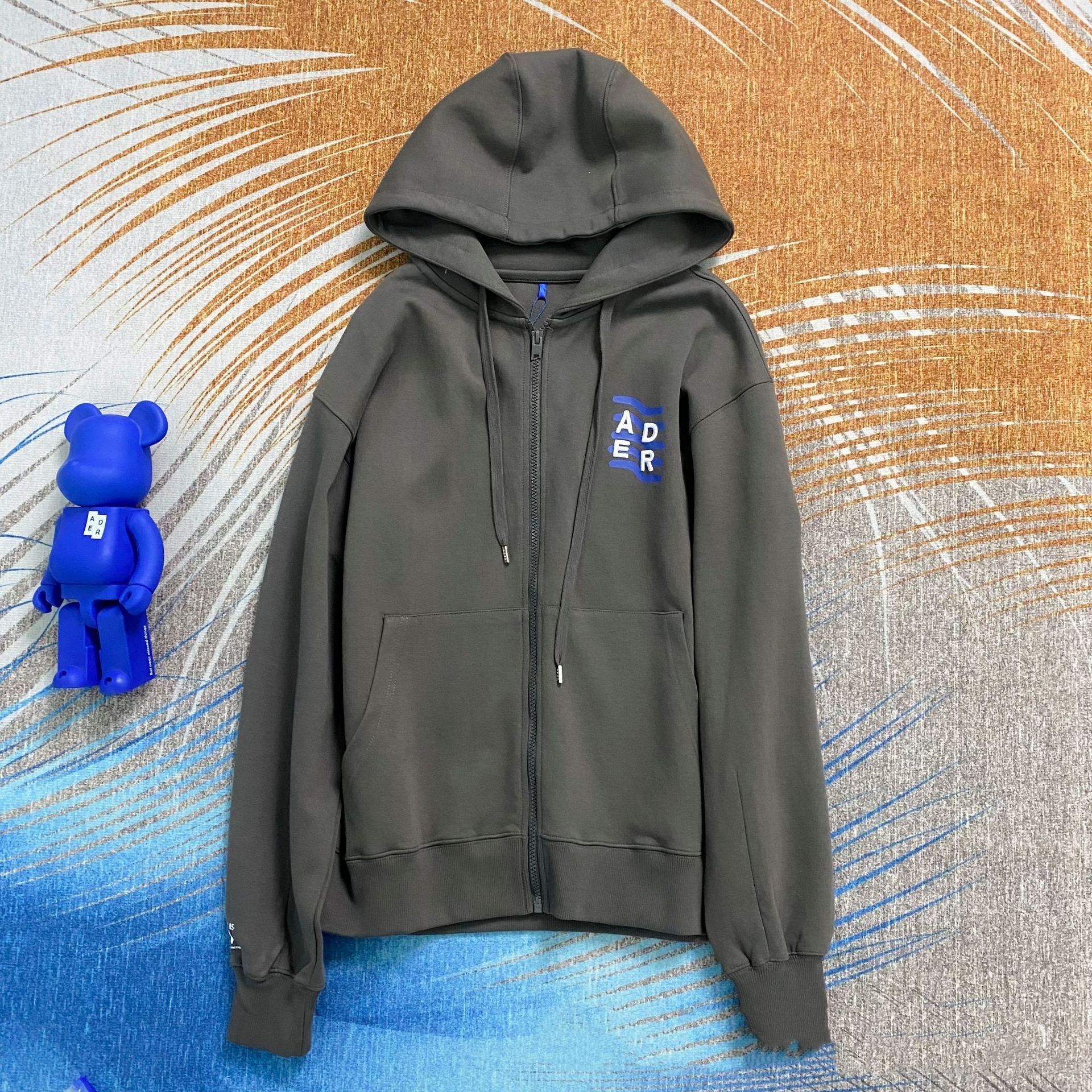 ader五周年纪念款拉链外套男女同款春秋季新款高街风情侣拉链衫