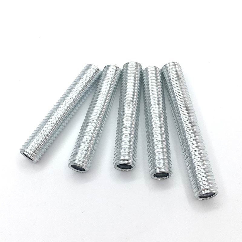 m12细牙管空心螺丝外全牙丝杆螺纹杆丝通台灯吊灯灯具配件连接管