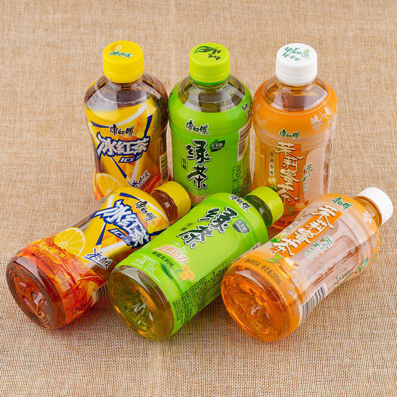 冰红茶整箱批发康师傅33ml*12瓶小瓶装茉莉低糖绿茶柠檬清茶饮料