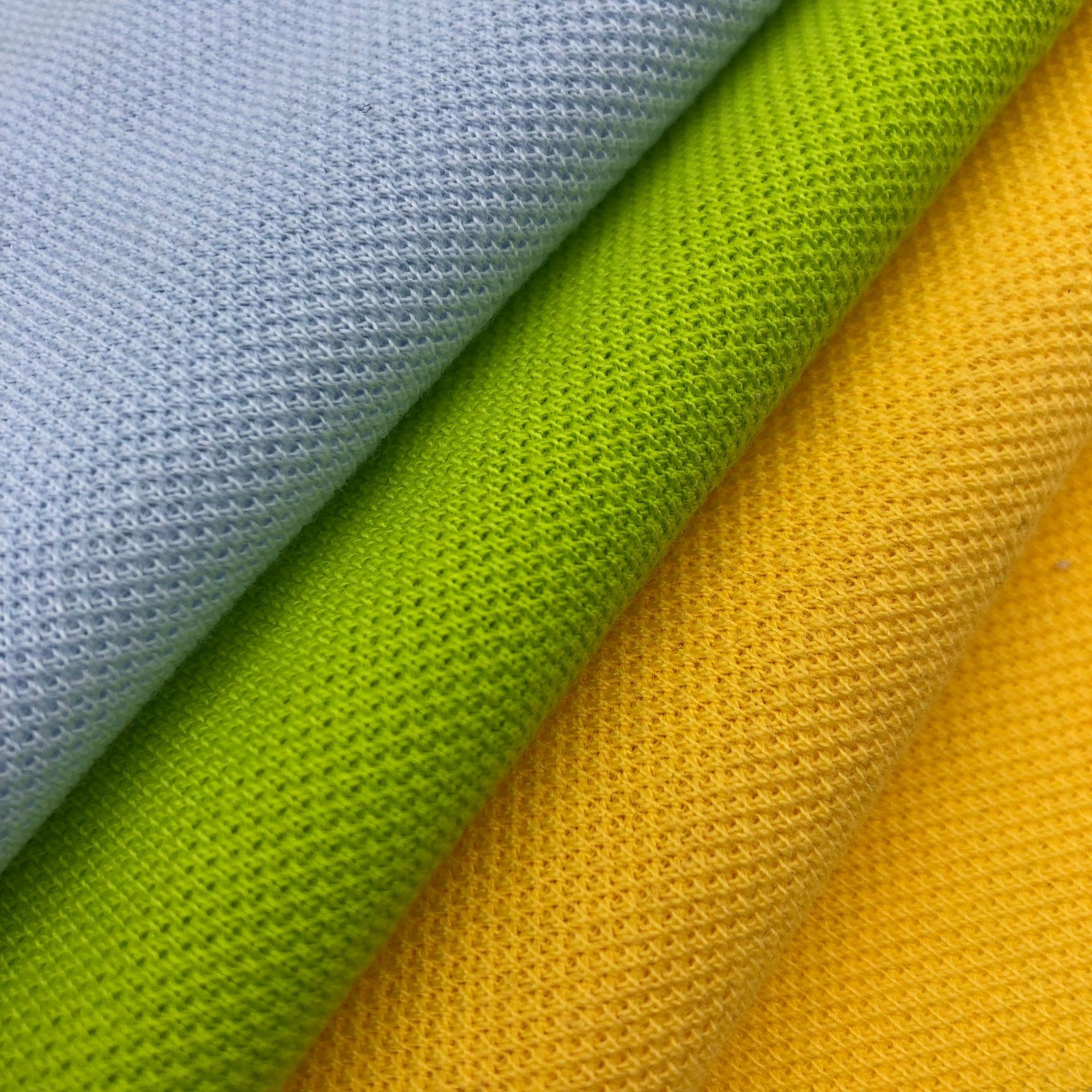 现货26s32s珠地 涤棉珠地鸟眼网眼布 夏季休闲衬衫polo衫面料