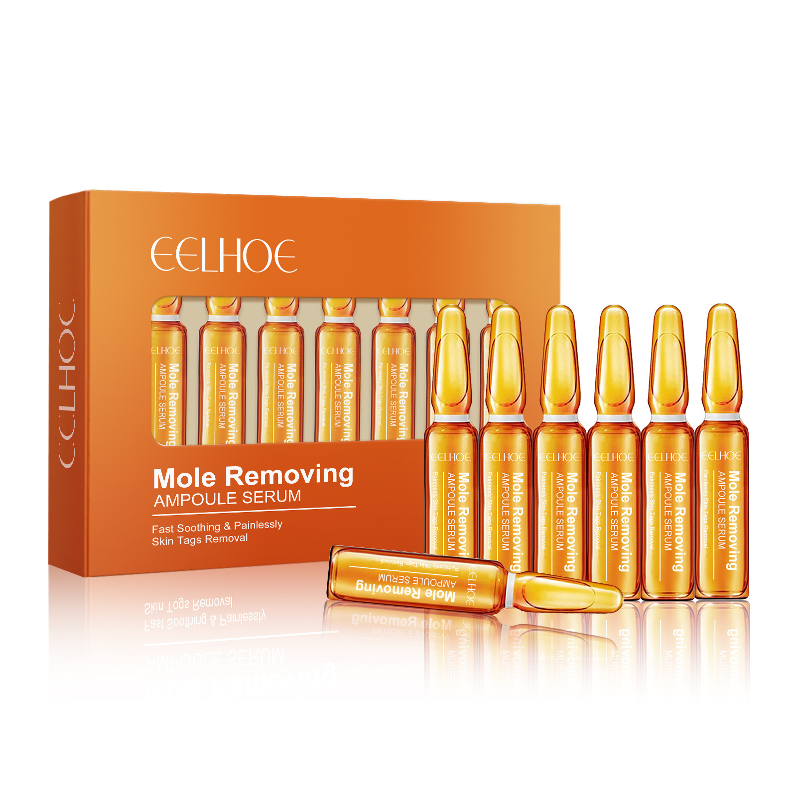 Eelhoe Anti-Mole Ampoule Essence Repair Smooth Skin Black Mole Dermatophytes Wart Essence Fade Skin Label