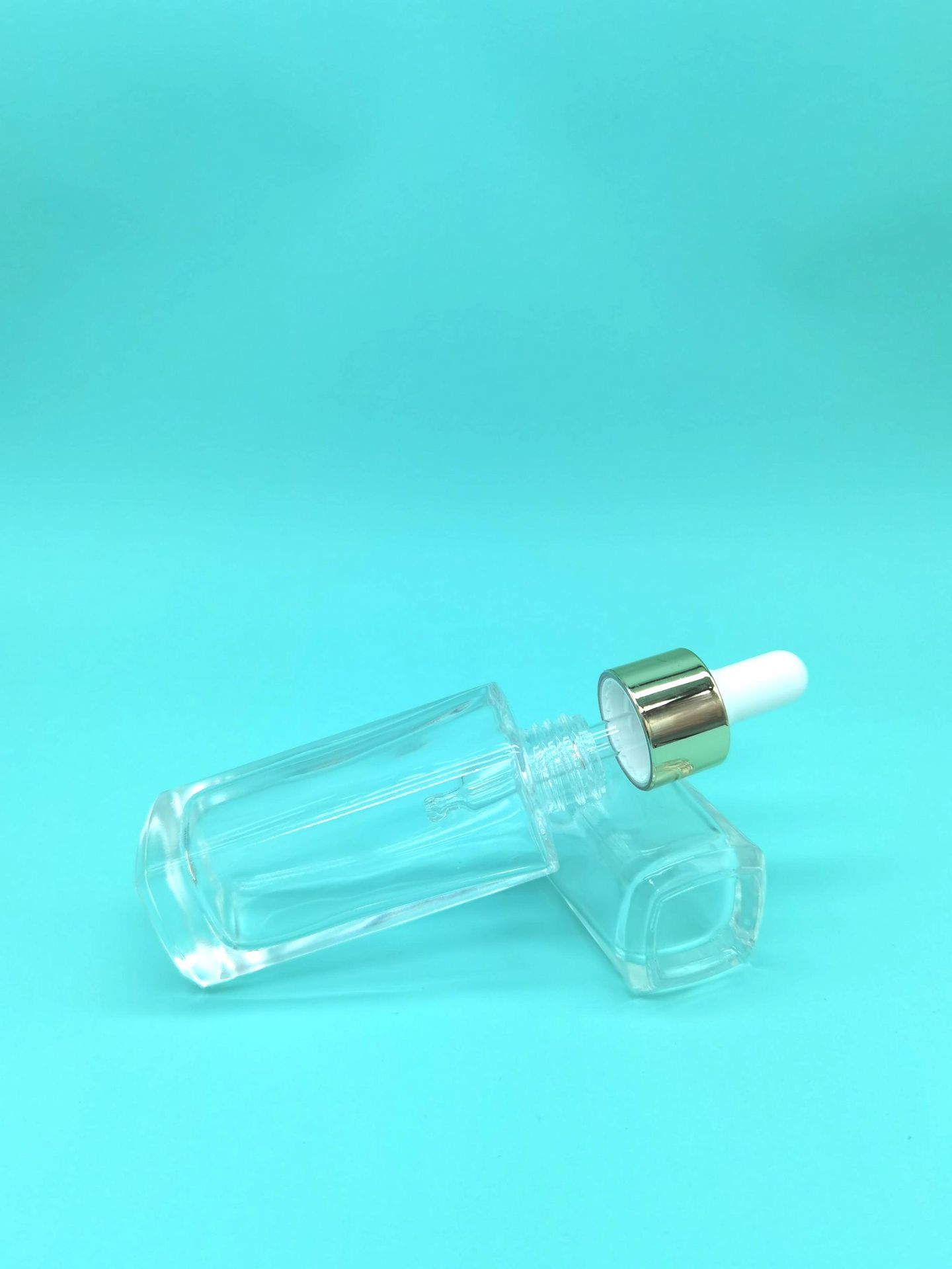 化妆品瓶胶头滴管花篮滴管精油瓶30ml分装瓶50ml小样瓶透明玻璃瓶