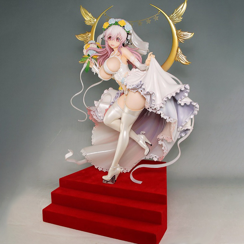 超级索尼子10周年 婚纱索尼子 绅士版 手办模型 盒装摆件