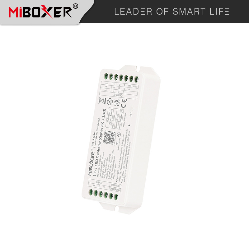 MiBoxer灯带控制器Zigbee+2.4G大电流控制器 RGB/RGBW/RGB+CCT