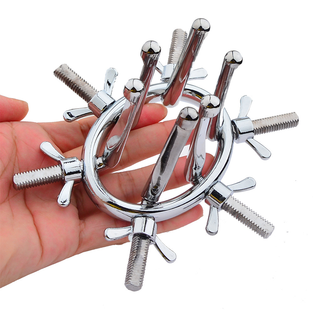 情趣用品金属sm扩肛扩阴器扩张器后庭窥视肛塞性用品玩具助性