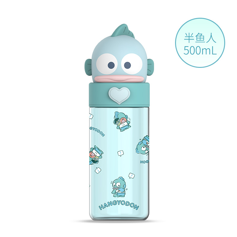 Genuine Ip Cartoon Sanrio Series Doll Sports Bottle 500ml Portable Direct Drink Plastic Cup