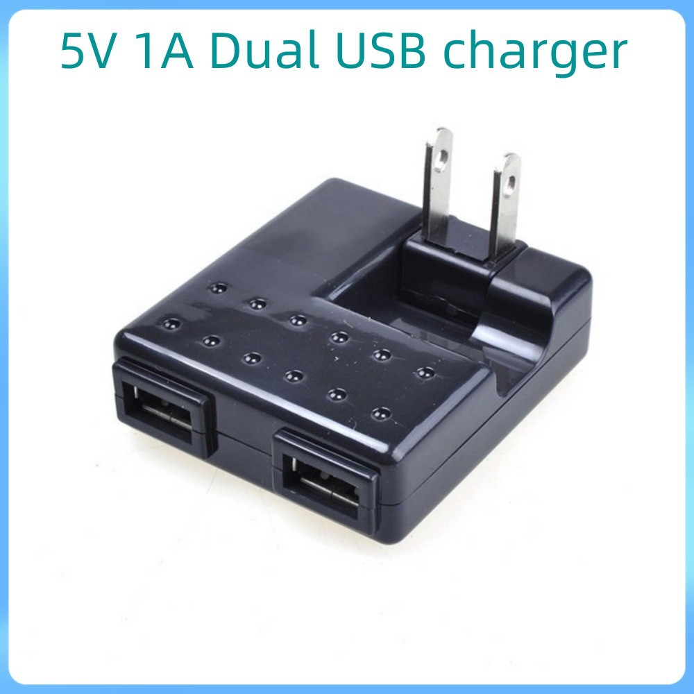5v1a双usb折叠美规充电器适配器适用于苹果 华为各种手机 gps